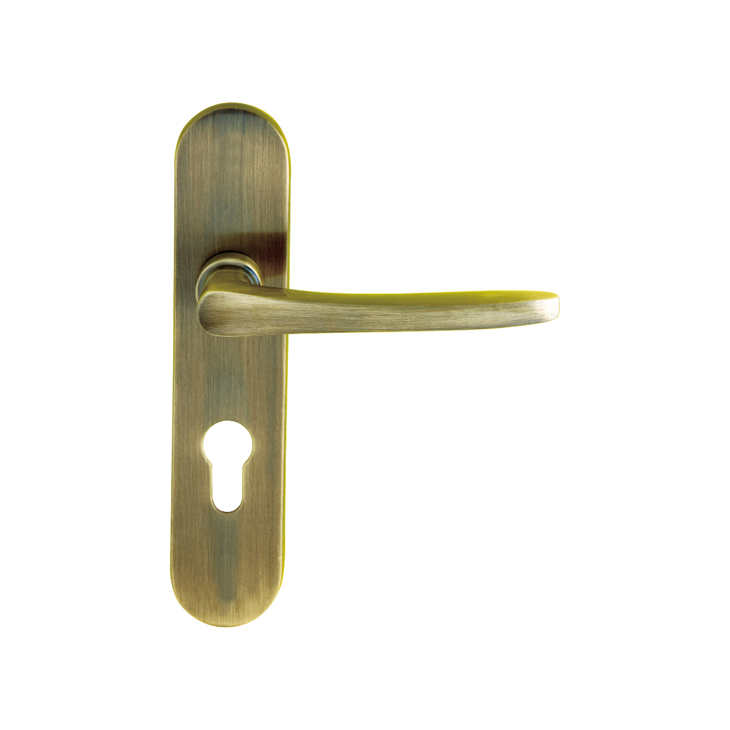 Antique Brass Door Lock Brushed Brass Door handle B-PM1302-AB